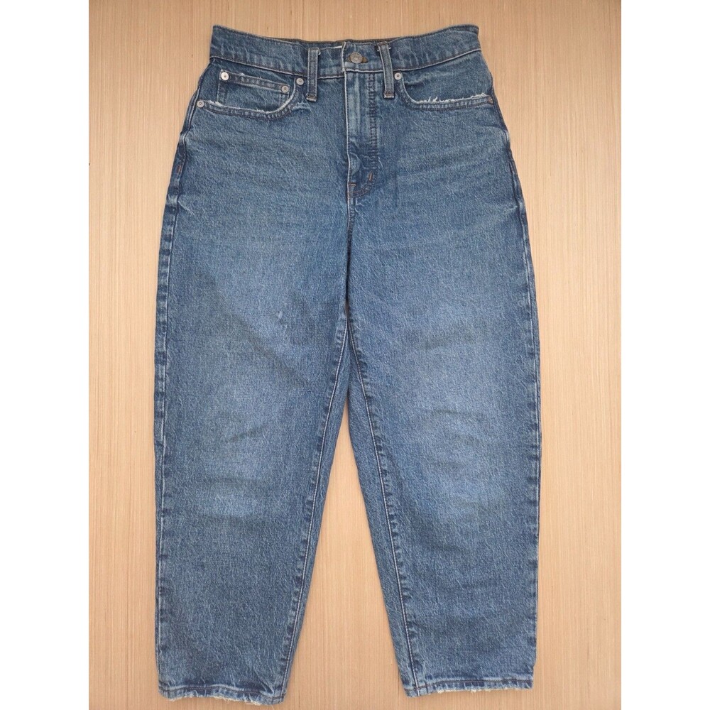 Madewell Balloon Jeans Size 25P Barrel Baggy Relaxed High Rise Classic Lagenlook